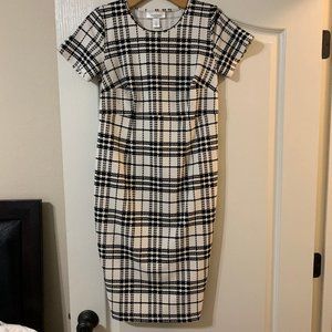 Motherhood Maternity White/Black Dress Size Small